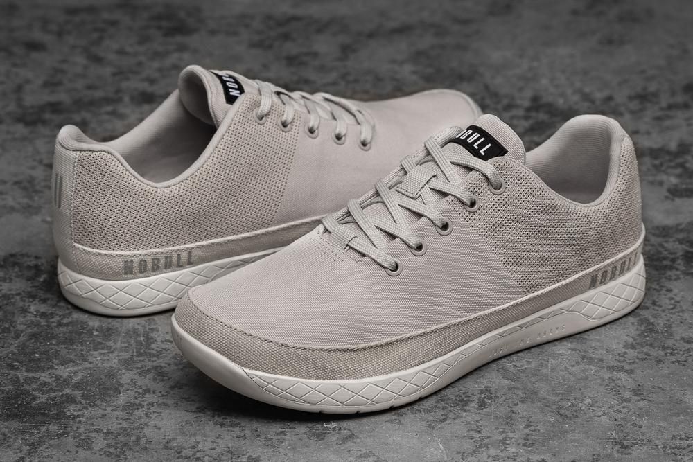 Trainers NOBULL Homme Grise - Chaussures NOBULL Glacier Canvas,France (7098-ATLMB)